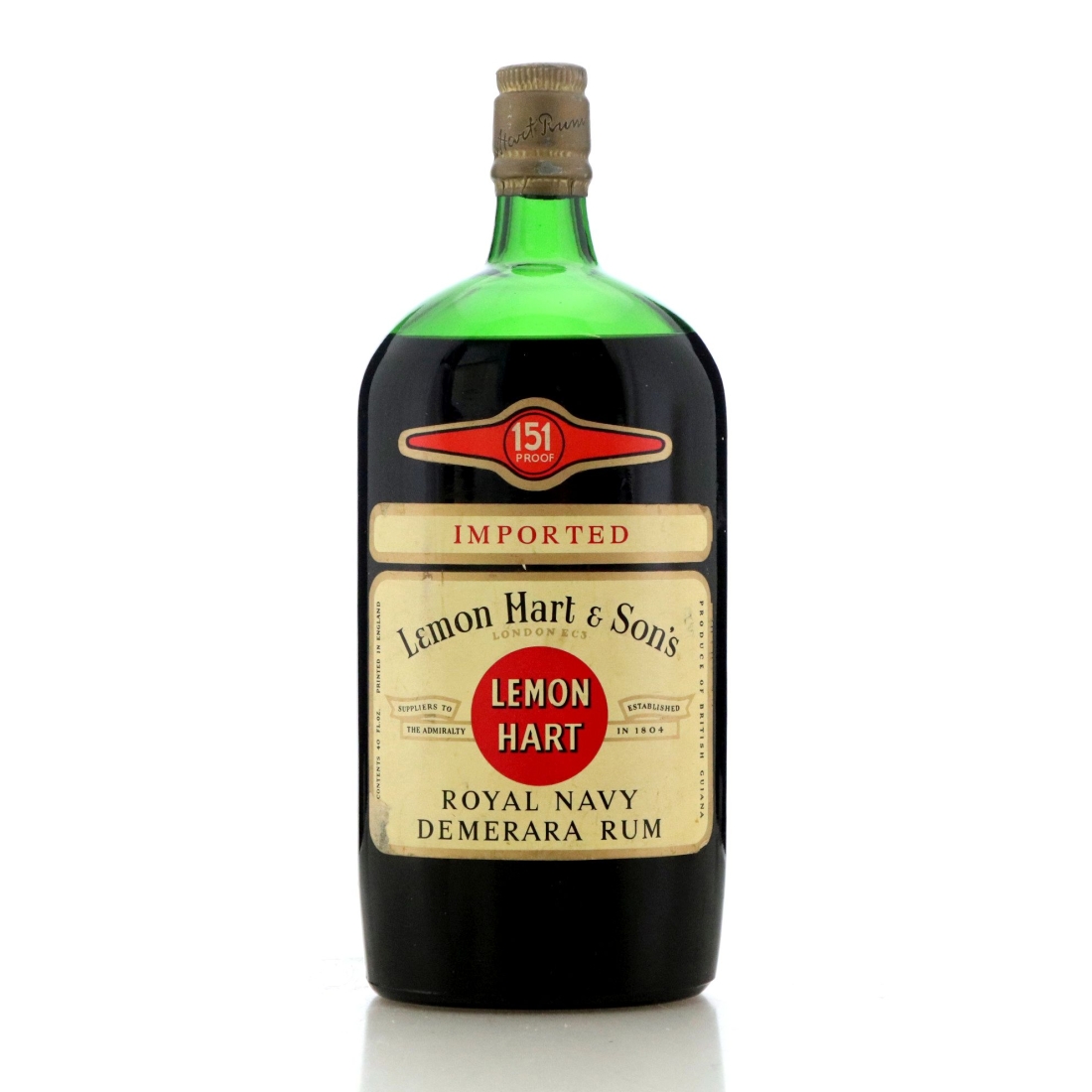 古酒　旧ボトル　LEMON HART  DEMERARA RUM Lemon Hart Original Demerara Rum | The Rum Howler Blog